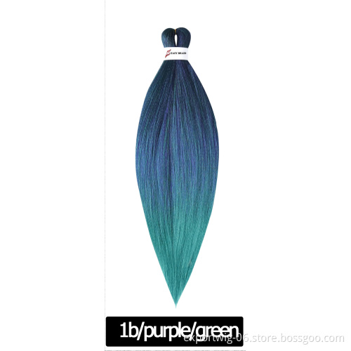 Bulk Pre-strched Braiding Hair Wholesale Braiding Synthetic Hair Extension for Braid Crochet